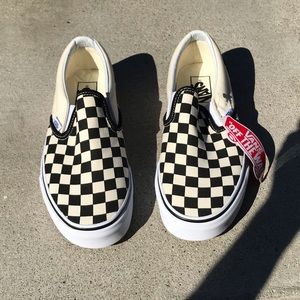 Vans Classic Slip-On Black/ White Checkerboard